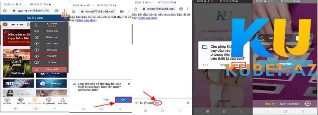 Tải ứng dụng Kubet cho điện thoại Android
